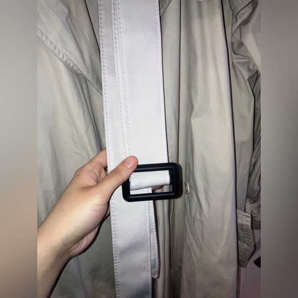 Calvin Klein beige waist end trench coat - Picture 4 of 8